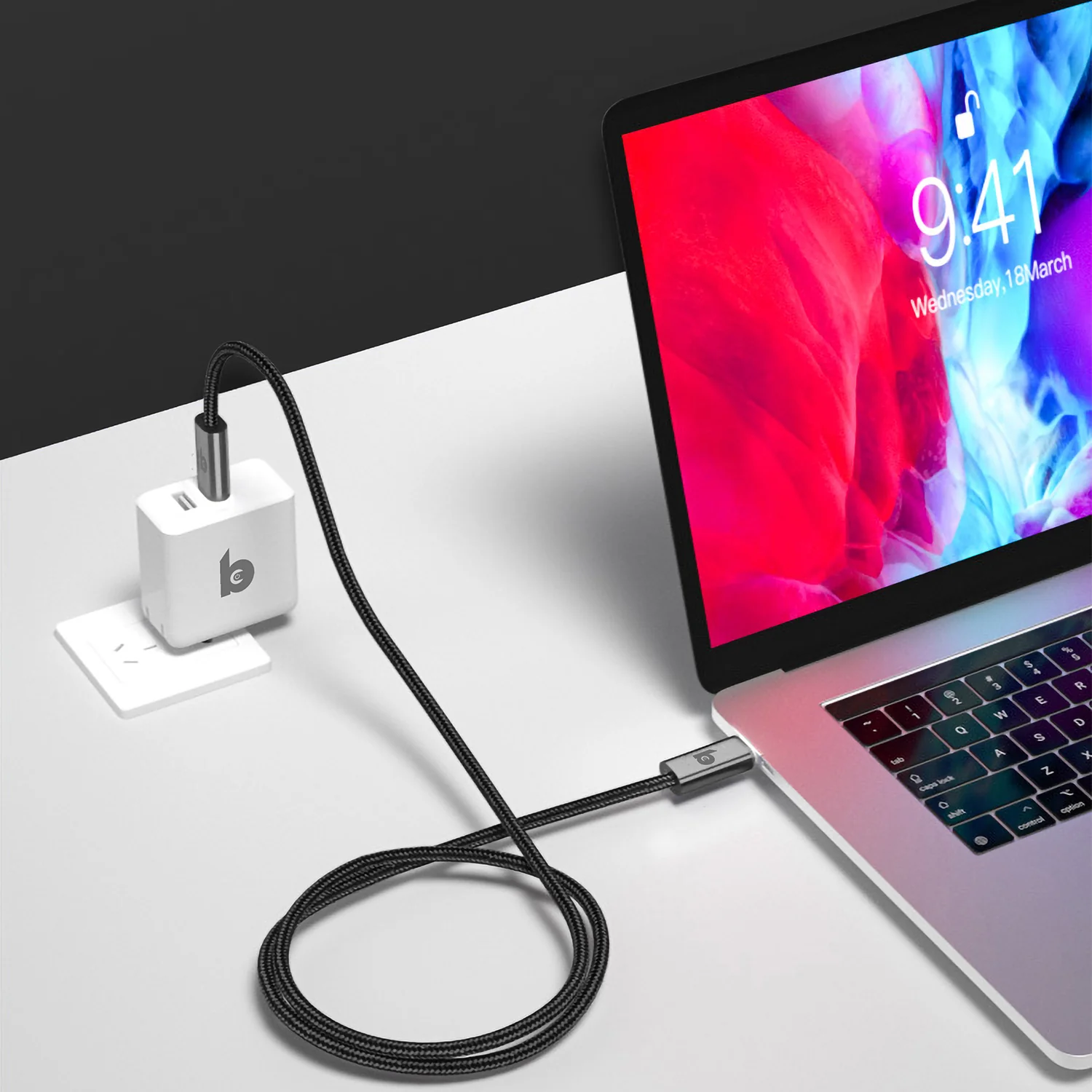 Oplaadkabel 140W USB-C snellaadkabel - Afbeelding 3
